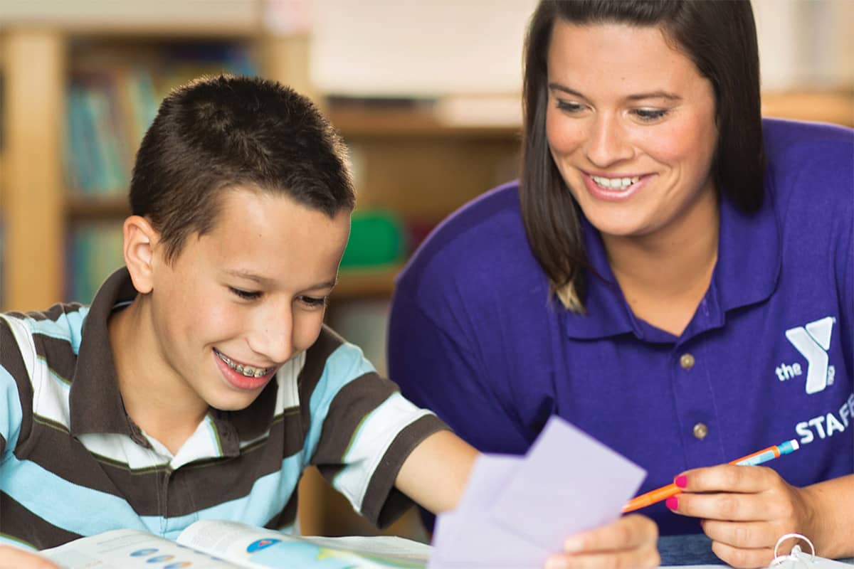 YMCA Child Care Stock Image